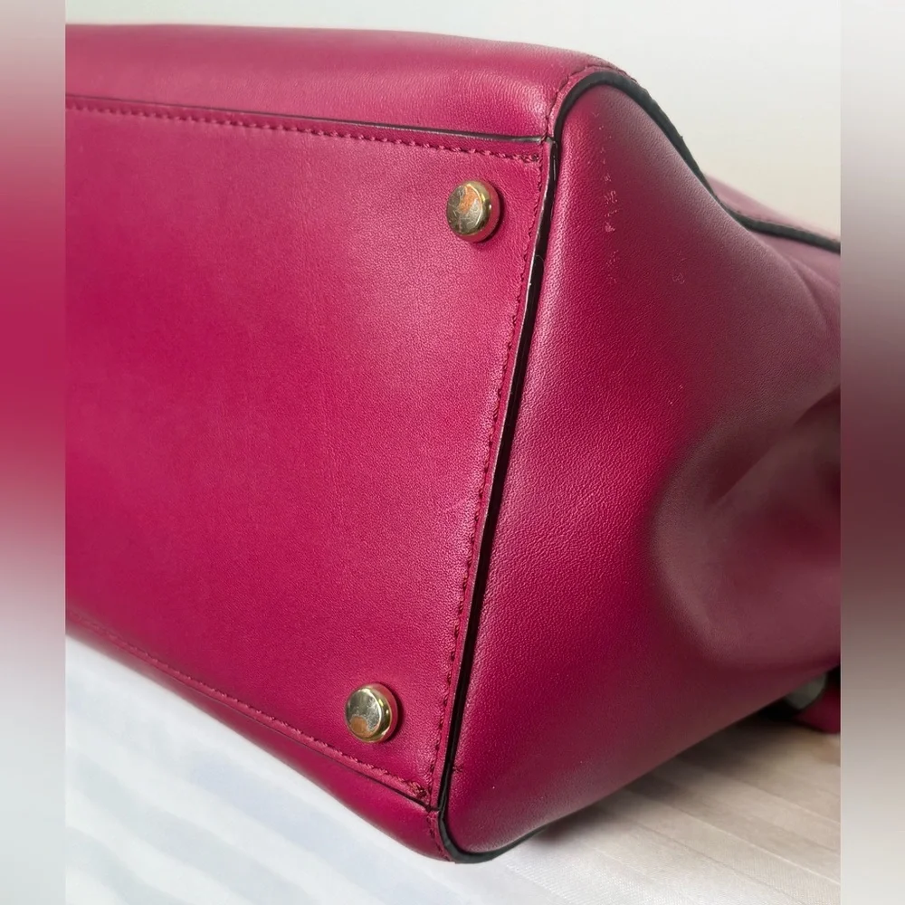 Kate Spade New York | Small ‘Cherise’ Royal Place Satchel Red Plum Leather